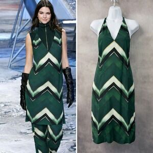 H&M Studio AW 2015 Chevron Dress Size 4 Runway Geometric Kendall Avant‎ Garde